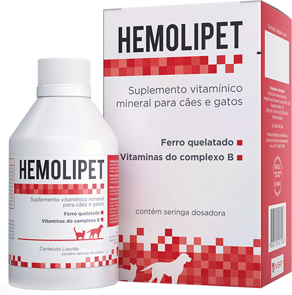 Suplemento Vitamínico Avert Hemolipet - 30 mL
