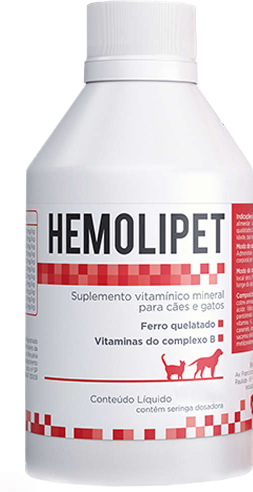 Suplemento Vitamínico Avert Hemolipet - 30 mL