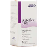 Anti-Inflamatório Mundo Animal Ketoflex Injetável - 10 mL