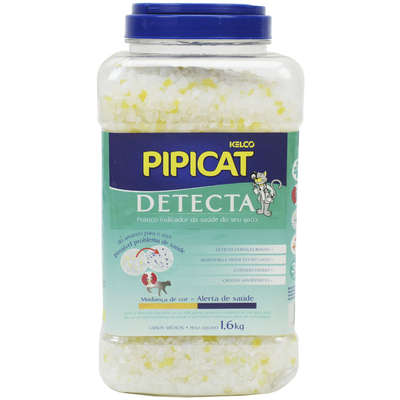 Areia Sanitária Kelco Pipicat Detecta  - 1,6 Kg