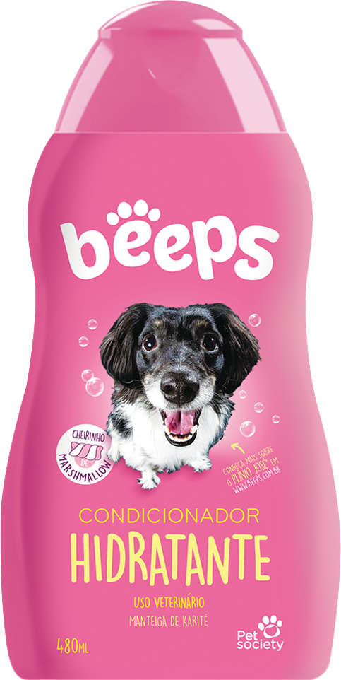 Condicionador Pet Society Beeps Hidratante - 480 mL