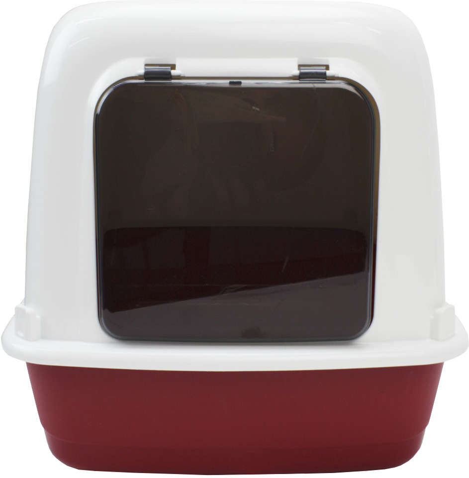 Sanitário Ferplast Clear Cat 10 Bordô para Gatos - Bordo