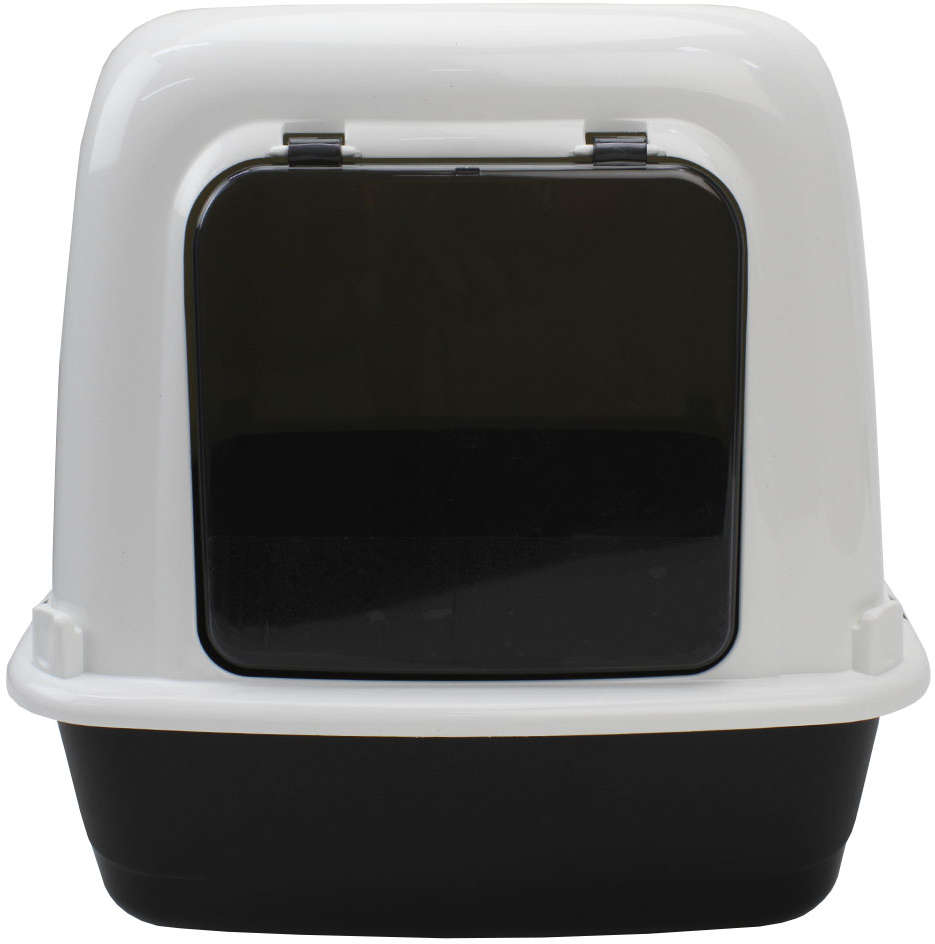 Sanitário Ferplast Clear Cat 10 Preto para Gatos - Preto