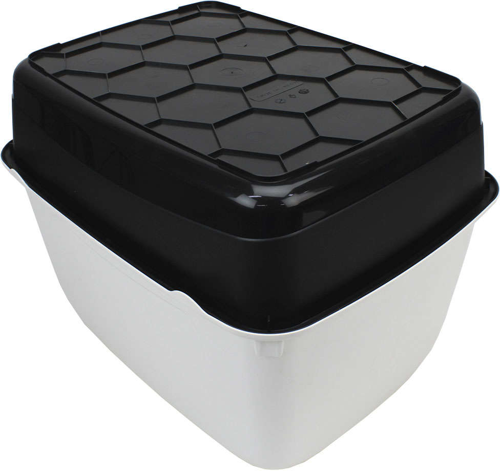 Sanitário Ferplast Clear Cat 10 Preto para Gatos - Preto