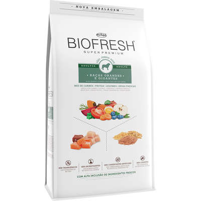 Ração Hercosul Biofresh Raças Grandes e Gigantes para Cães Adultos