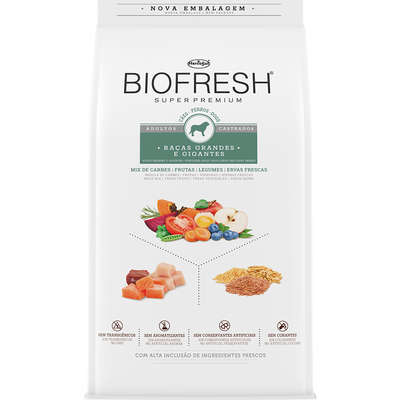 Ração Hercosul Biofresh Cães Adultos Castrados Raças Grandes e Gigantes