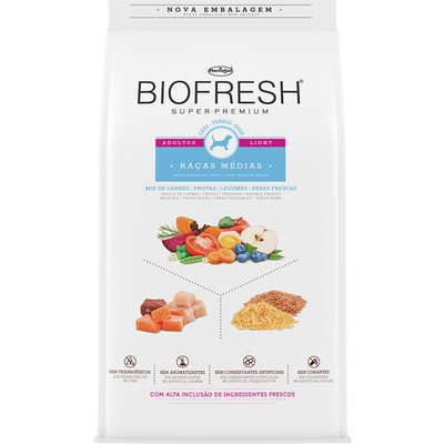 Ração Hercosul Biofresh Cães Adultos Light Raças Médias