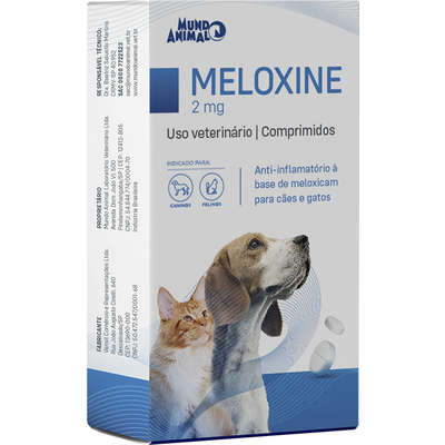 Anti-Inflamatório Mundo Animal Meloxine 2,0 mg