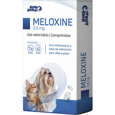 Anti-Inflamatório Mundo Animal Meloxine 0,5 mg