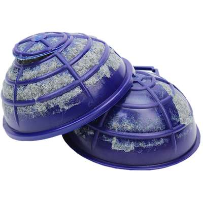 Ninho de Bola Carpete Tudo Pet com Suporte Horizontal para Pássaros