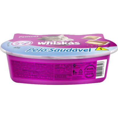 Petisco Whiskas Temptations Pelo Saudável para Gatos Adultos - 40 g