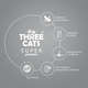 Ração Seca Three Cats Super Premium Frango para Gatos Castrados Bola de Pelo