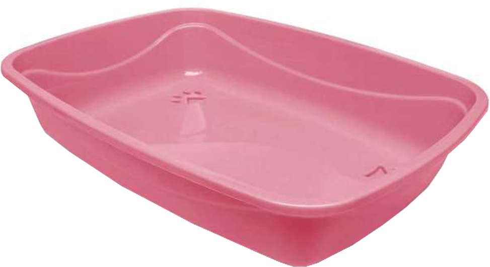 Bandeja Higiênica Pet Injet Luxo Patas Sanicats - Rosa