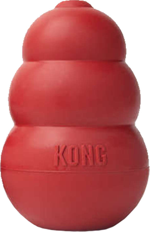 Brinquedo Interativo KONG Classic KK com Dispenser Vermelho para Ração ou Petisco - Tam. XXG