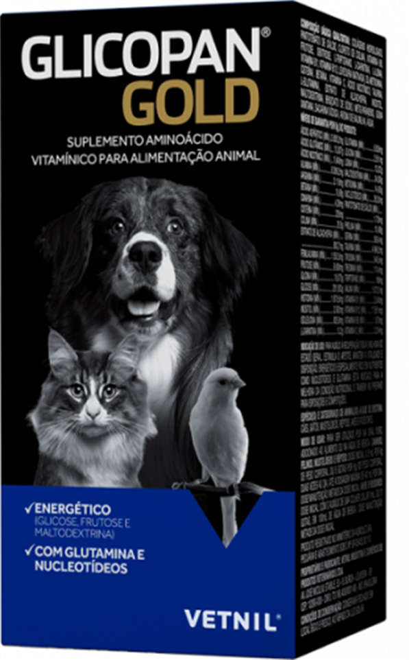 Suplemento Vetnil Glicopan Gold - 125 mL