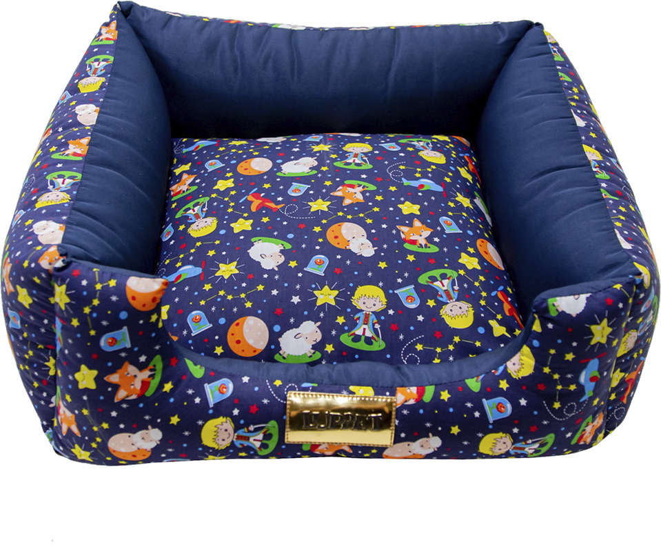 Cama Quadrada Luppet Pequenho Príncipe Marinho - Tam. M