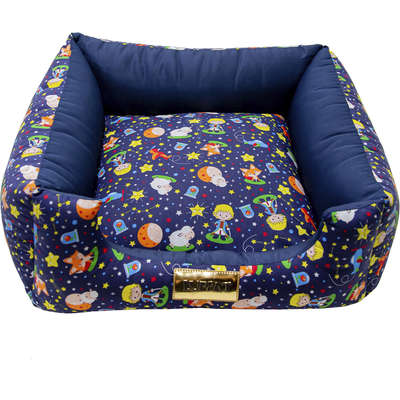 Cama Quadrada Luppet Pequenho Príncipe Marinho