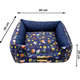 Cama Quadrada Luppet Pequenho Príncipe Marinho - Tam. M