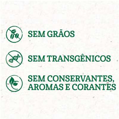Ração Úmida Guabi Natural Grain Free Frango, Salmão e Vegetais para Gatos Castrados