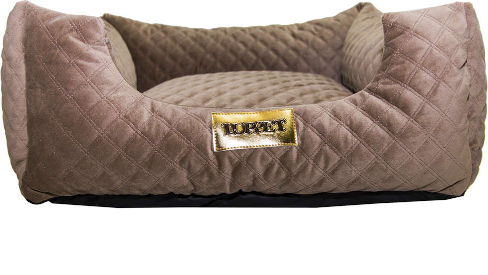 Cama Quadrada Luppet Matelassê Caramelo - Tam. G