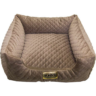 Cama Quadrada Luppet Matelassê Caramelo