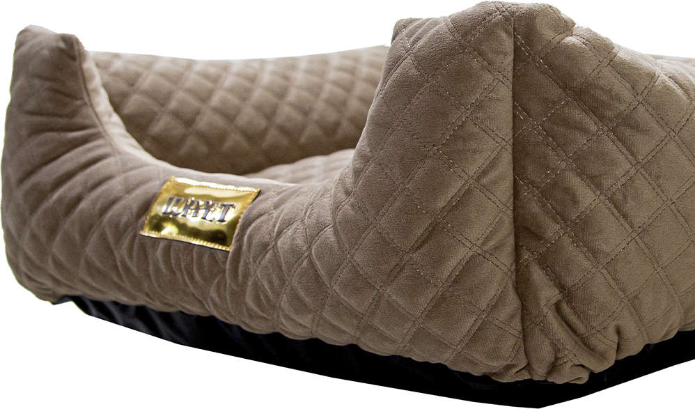 Cama Quadrada Luppet Matelassê Caramelo - Tam. G