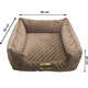 Cama Quadrada Luppet Matelassê Caramelo - Tam. M