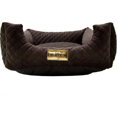 Cama Quadrada Luppet Matelassê Marrom