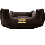 Cama Quadrada Luppet Matelassê Marrom - Tam. G