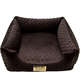 Cama Quadrada Luppet Matelassê Marrom