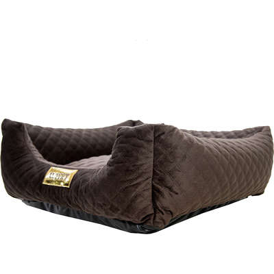 Cama Quadrada Luppet Matelassê Marrom