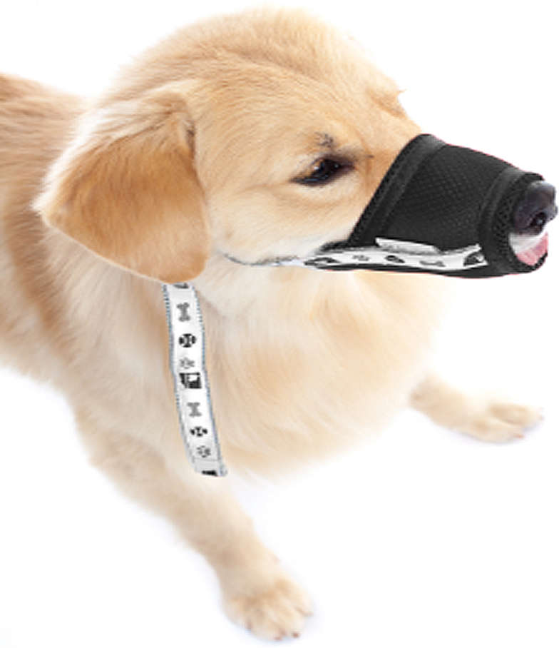 Focinheira Conforto Pet Med Preta para Cães - Tam. 07