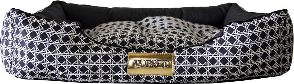 Cama Retangular Luppet Preta Vime - Tam. M
