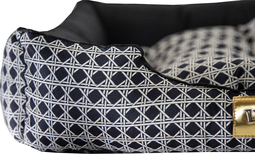 Cama Retangular Luppet Preta Vime - Tam. M