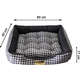 Cama Ratangular Luppet Preta Vime - Tam. M