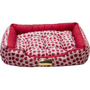 Cama Retangular Luppet Joaninha Vermelha - Tam. M