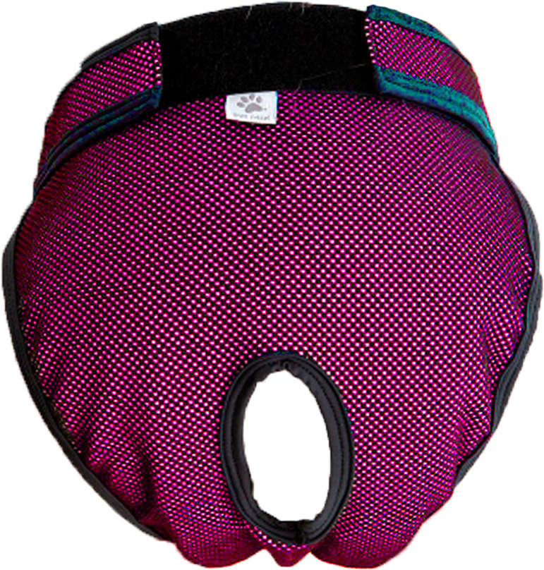 Protetor Higiênico Pet Med para Fraldas & Cio Rosa para Cães - Tam. 00
