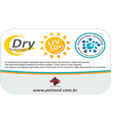 Roupa Pós Castração Pet Med Fit Dry Buldogue Inglês Color