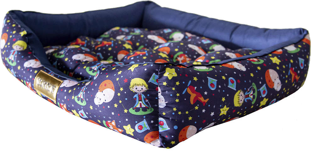 Cama Retangular Luppet Pequeno Príncipe Marinho - Tam. GG