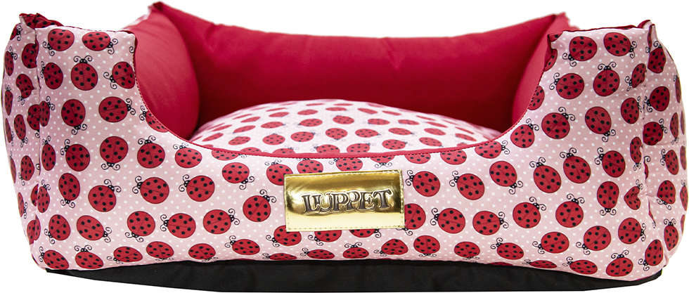 Cama Quadrada Luppet Joaninha Vermelha - Tam. M