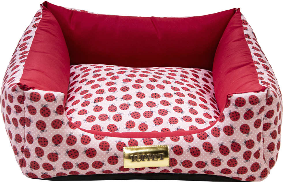 Cama Quadrada Luppet Joaninha Vermelha - Tam. M
