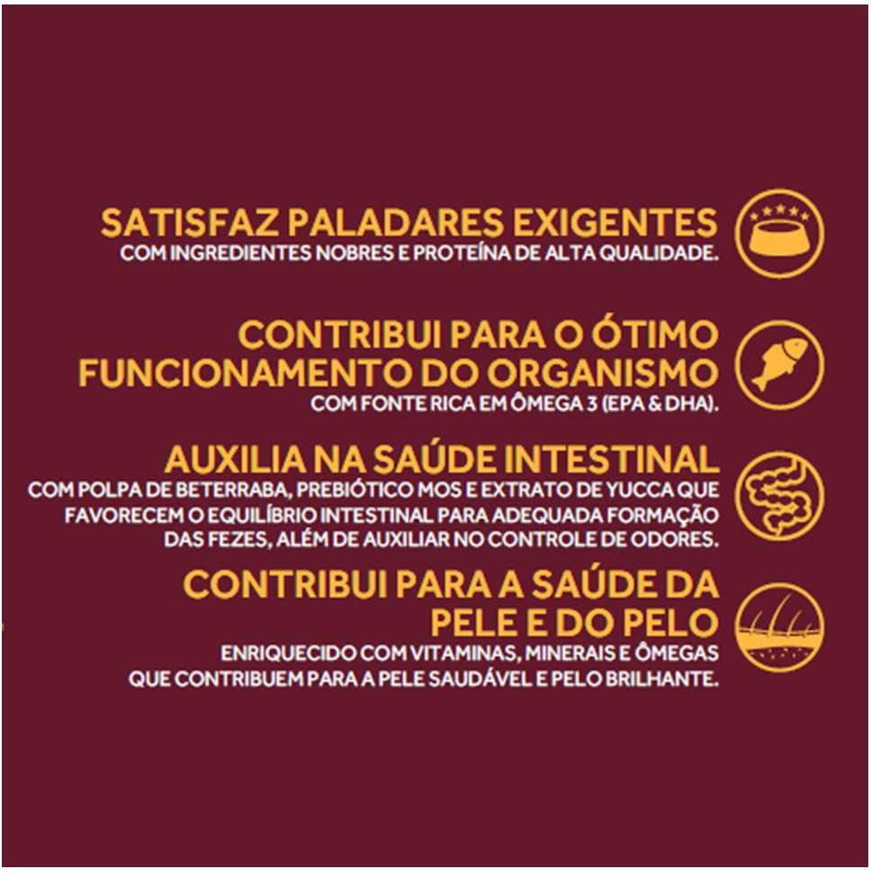 Ração Seca GranPlus Gourmet Salmão & Frango para Cães Adultos Raças Mini - 10,1Kg