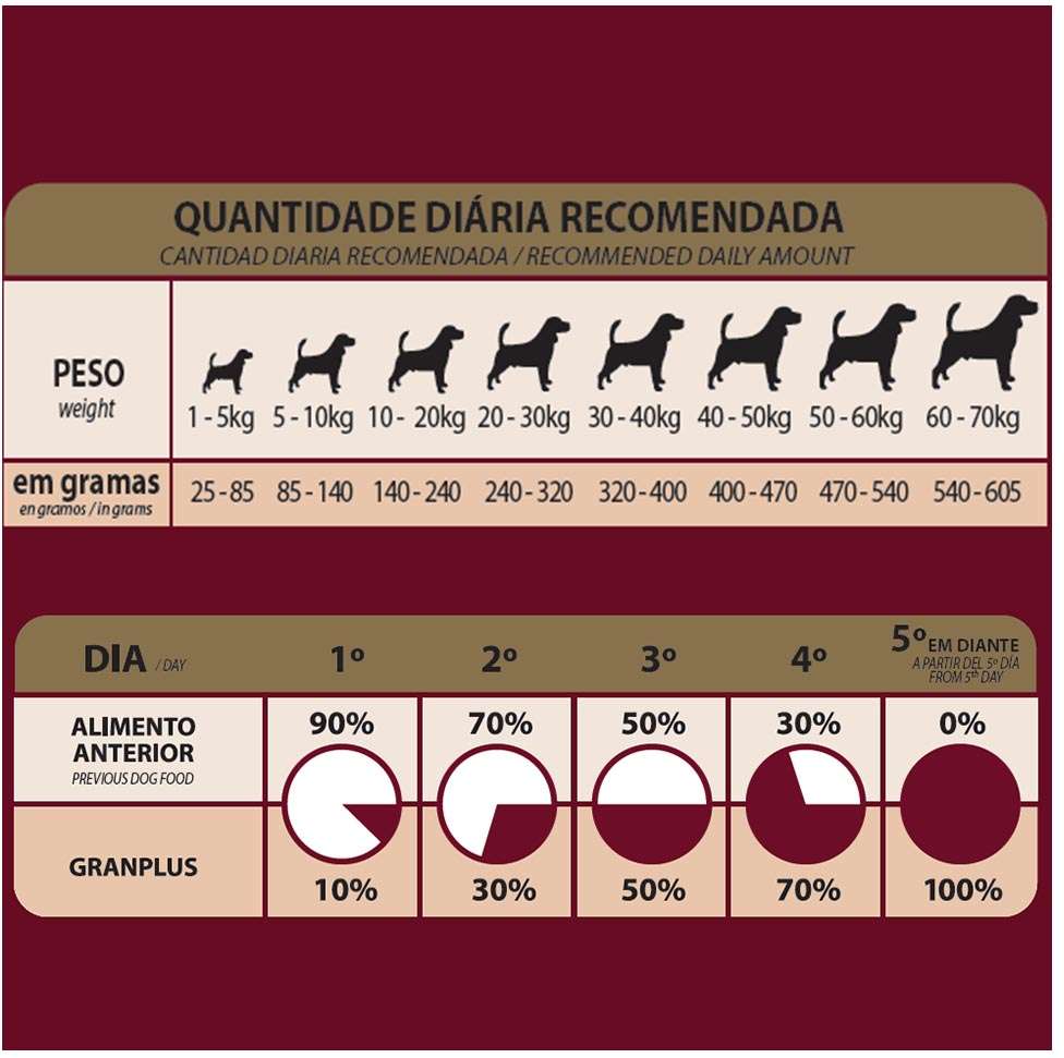 Ração GranPlus Menu Carne e Arroz para Cães Adultos - 20Kg