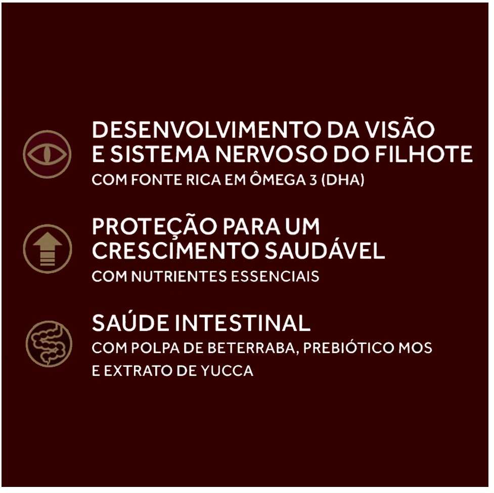 Ração GranPlus Menu Raças Pequenas Frango e Arroz para Cães Filhotes - 3Kg