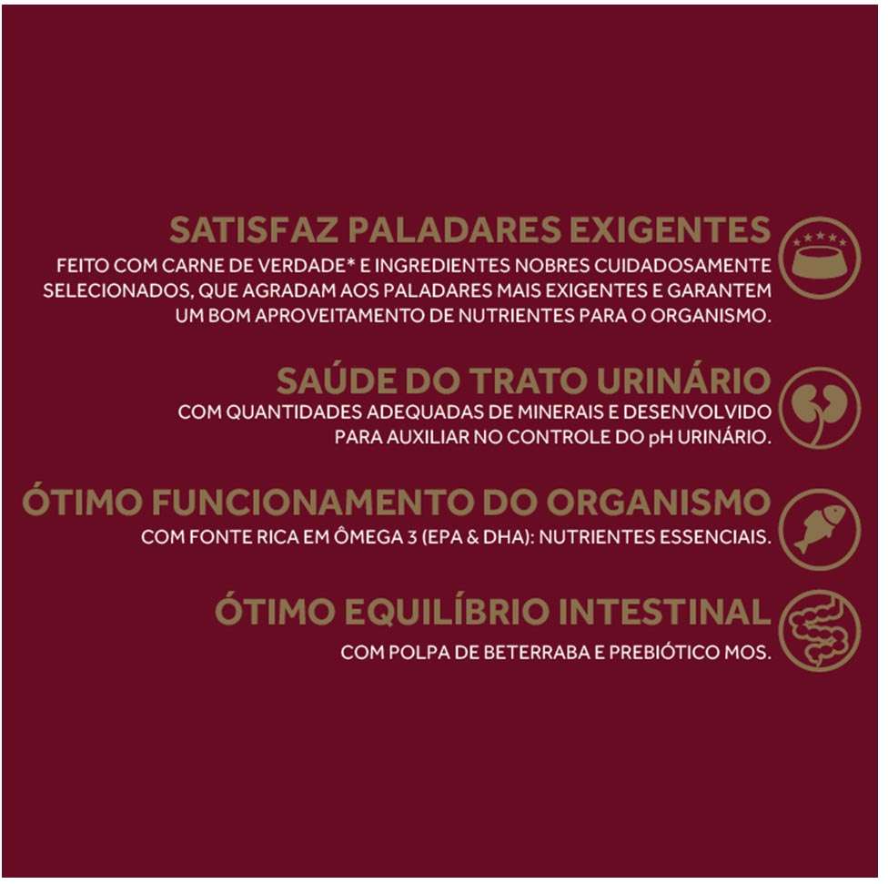 Ração GranPlus Carne e Arroz para Gatos Adultos - 10,1Kg