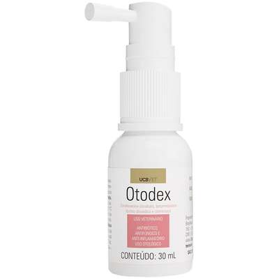 Antibiótico UCBVET Dermac Otodex para Cães e Gatos
