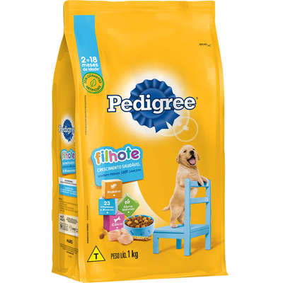 Ração Seca Pedigree para Cães Filhotes Raças Médias e Grandes - 1 kg