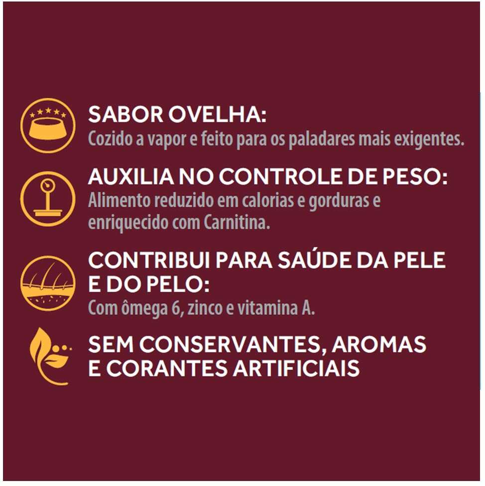 Ração Úmida GranPlus Gourmet Sachê Ovelha para Gatos Castrados - 85 g