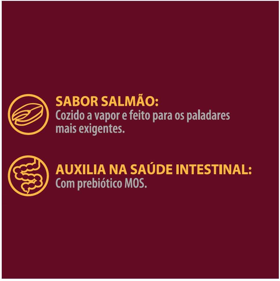 Ração Úmida GranPlus Sachê Gourmet Salmão para Gatos Adultos - 85 g