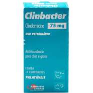 Antimicrobiano Agener União Clinbacter para Cães e Gatos - 75 mg